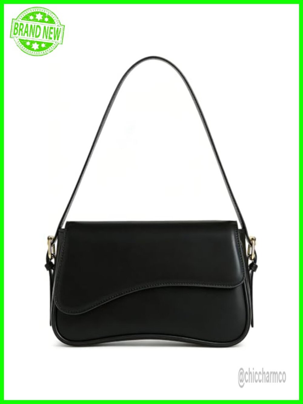 Amszke PU Leather Crossbody Shoulder Bag Hobo Purse